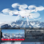Drone sin cabeza UFO con cámara HD WiFi Syma X5SW-V3 FPV Explorers2 2.4Ghz 4CH 6-Axis Gyro RC Quadcopter de Cheerwing (blanco) - Imagen 2