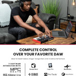 AKAI Professional MPK Mini MK3 | Controlador de teclado MIDI USB de 25 teclas con 8 almohadillas de percusión con retroiluminación, 8 botones y software de producción musical incluido - Imagen 2