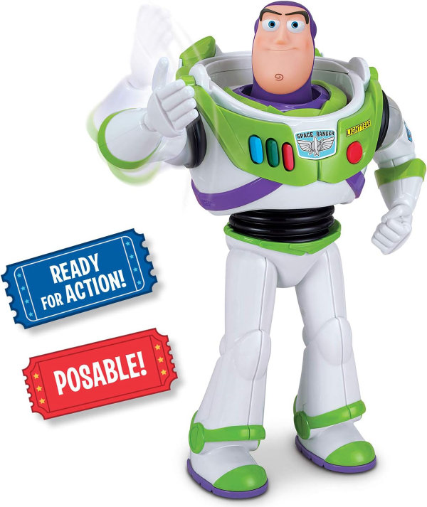 dgqbhQUT-1.jpg Buzz Lightyear Toy Story con acción Karate Chop Disney Pixar - Imagen 1