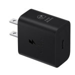 Cargador de Pared 25W TypeC Dual con cable Negro - Imagen 2