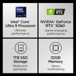 Laptop Lenovo Legion 5i - para juegos de 16 pulgadas, pantalla WQXGA 240Hz, Intel Core Ultra 9-275HX, NVIDIA GeForce RTX 5060, 32 GB DDR5 RAM, 1 TB SSD, Wi-Fi 7, retroiluminación RGB, Win 11 Pro, con accesorios Mytrix para oficina de por vida - Imagen 3