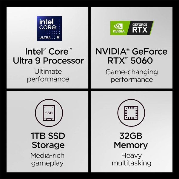 Laptop Lenovo Legion 5i - para juegos de 16 pulgadas, pantalla WQXGA 240Hz, Intel Core Ultra 9-275HX, NVIDIA GeForce RTX 5060, 32 GB DDR5 RAM, 1 TB SSD, Wi-Fi 7, retroiluminación RGB, Win 11 Pro, con accesorios Mytrix para oficina de por vida - Imagen 3