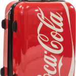 Coca Cola Maleta de equipaje de mano con ruedas giratorias de 21 pulgadas, con ruedas de Coca Cola, maleta rígida con ruedas