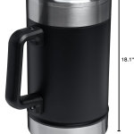 Cafetera STANLEY clásica de prensa francesa que se mantiene caliente, 48 onzas, infusión de 5 minutos, 4 horas de calor, filtro de malla para posos de café, prensa francesa de acero inoxidable aislada - Imagen 5