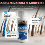 Minoxidil - Tratamiento líquido extra fuerte para el crecimiento del cabello para hombres, solución tópica al 5%, suministro de 6 meses, aplicador cuentagotas y guía de instrucciones gratuita incluida - Imagen 4