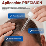 Minoxidil - Tratamiento líquido extra fuerte para el crecimiento del cabello para hombres, solución tópica al 5%, suministro de 6 meses, aplicador cuentagotas y guía de instrucciones gratuita incluida - Imagen 5