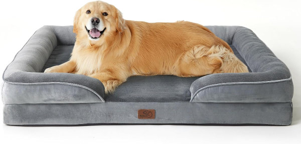 Bedsure XL Plus - Cama ortopédica para perros extra grandes, cama lavable para perros y gatos, impermeable, cómodo sofá para perros con funda extraíble lavable, cama para mascotas con parte inferior - Imagen 1