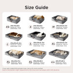Bedsure XL Plus - Cama ortopédica para perros extra grandes, cama lavable para perros y gatos, impermeable, cómodo sofá para perros con funda extraíble lavable, cama para mascotas con parte inferior - Imagen 5