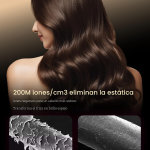 Secador de pelo, CONFU con difusor, profesional 21000PRM, iónico negativo portátil ligero de secado rápido, difusor de pelo para cabello rizado - Imagen 3