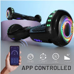 Patineta Hoverboard de 6.5" para Niños, Edades 6+, 3 Modos de Velocidad, 7.5 Mph y 7.5 Miles, con Rueda Autoequilibrante - Imagen 5