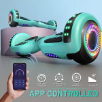 Patineta Hoverboard de 6.5" para Niños, Edades 6+, 3 Modos de Velocidad, 7.5 Mph y 7.5 Miles, con Rueda Autoequilibrante - Imagen 8